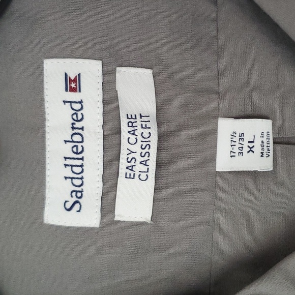 Grey Button-up Shirt Men - Picture 2 of 5